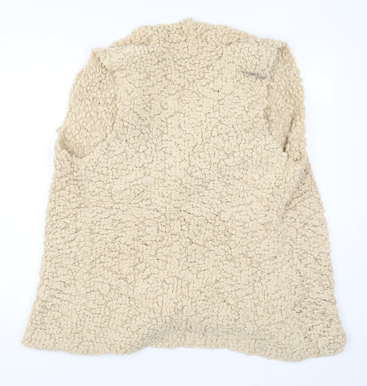 George Womens Beige Knit Cardigan Jumper Size L