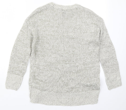 Womens UK Size S New Look Grey Pullover Jumper