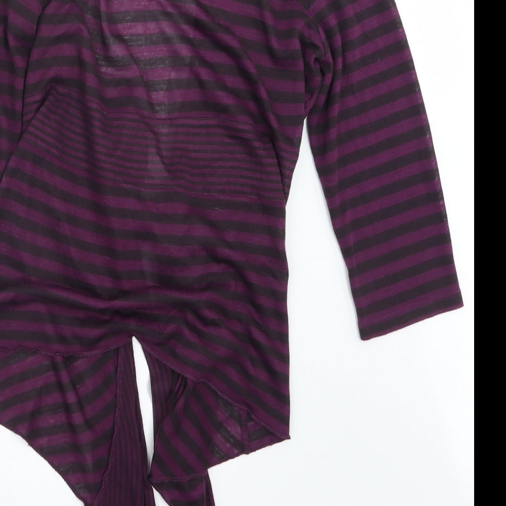 Womens UK Size 12 Per Una Purple Cardigan Jumper