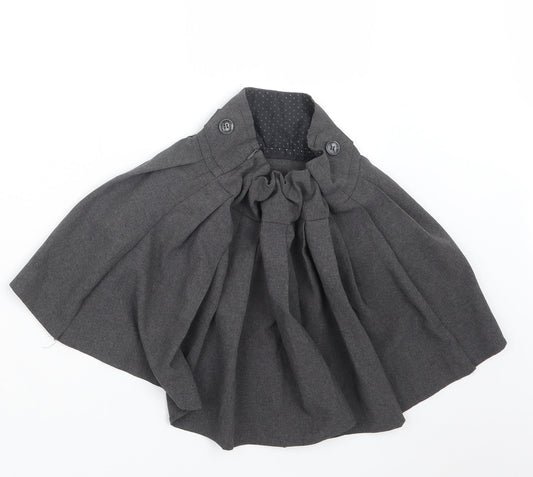 Peacocks Girls Grey A-Line Skirt Size 8-9 Years