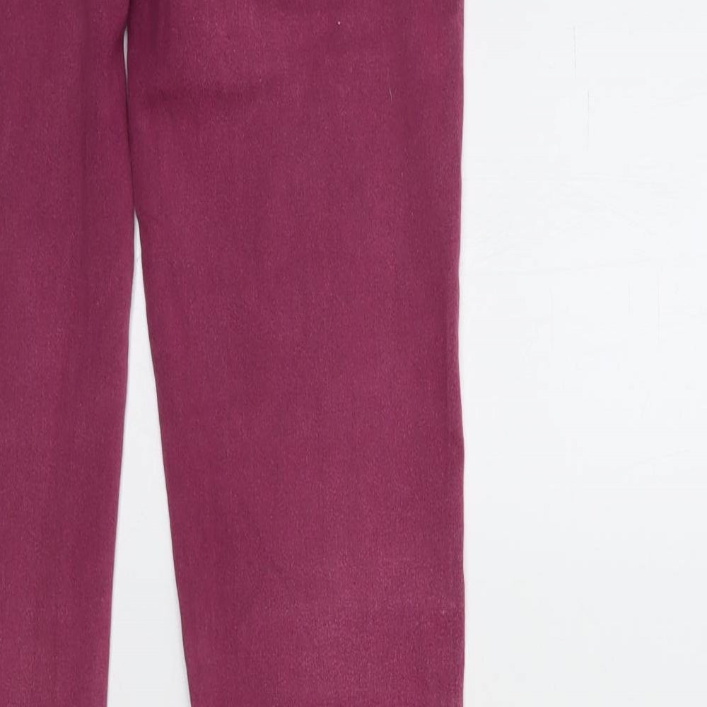 Denim & Co. Womens Purple Denim Skinny Jeans Size 8 L30 in