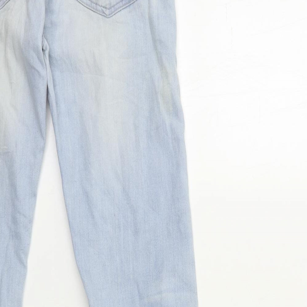 Womens UK Size 27 in Preworn Regular Fit Skinny Blue Jeans