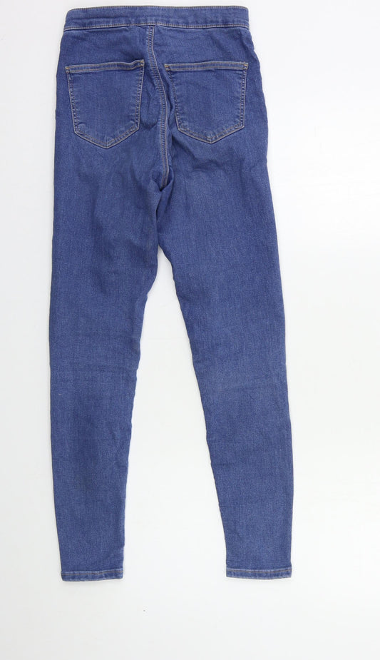 Womens UK Size 26 in Topshop Regular Fit Skinny Blue Jeans