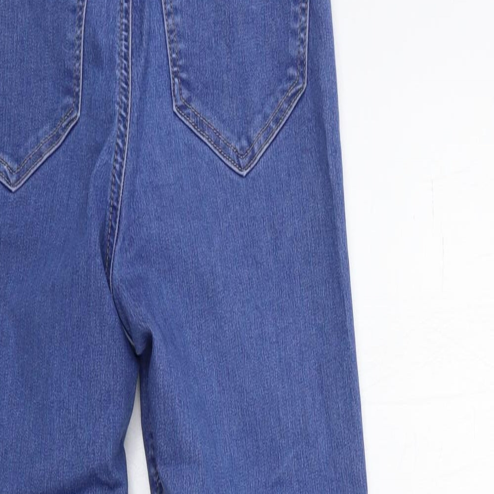Topshop Womens Blue Denim Skinny Jeans Size 26 in L30 in