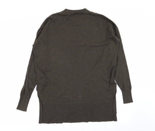 Womens UK Size 8 Warehouse Green Pullover Jumper