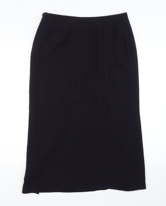 Back view of Alex & co women’s blue peasant skirt, size UK 12