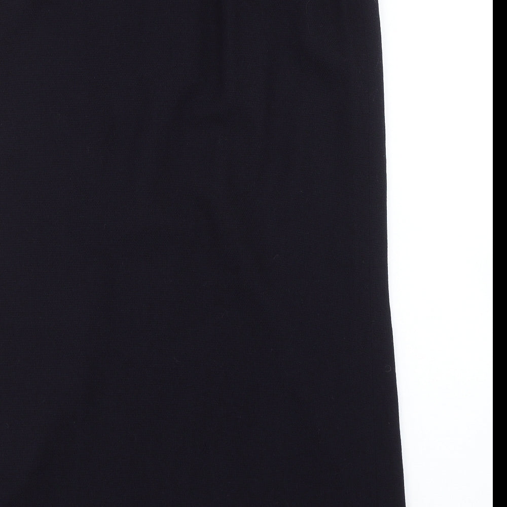 Brand and care label for Alex & co women’s blue peasant skirt, size UK 12