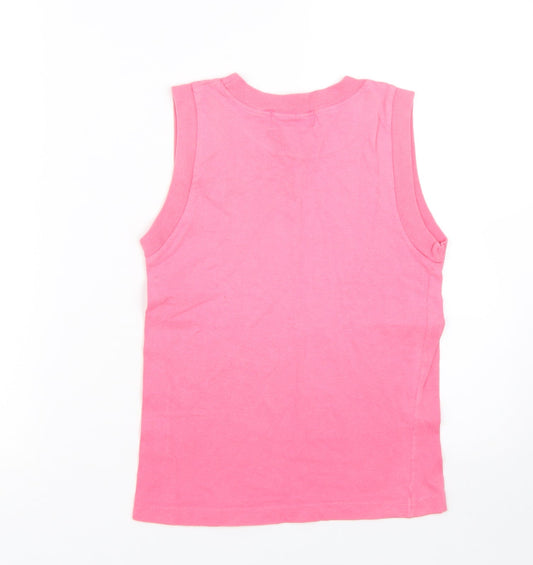 Revival Girls Pink Basic Tank Size 8-9 Years