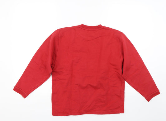 NafNAf Girls Red Pullover Sweatshirt Size 12 Years