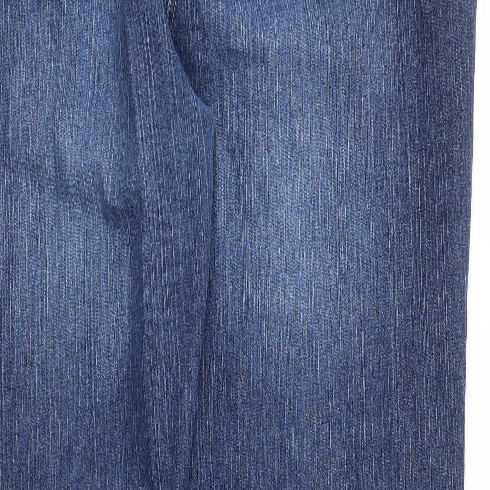 1932 Womens Blue Straight Jeans Size L L32 in