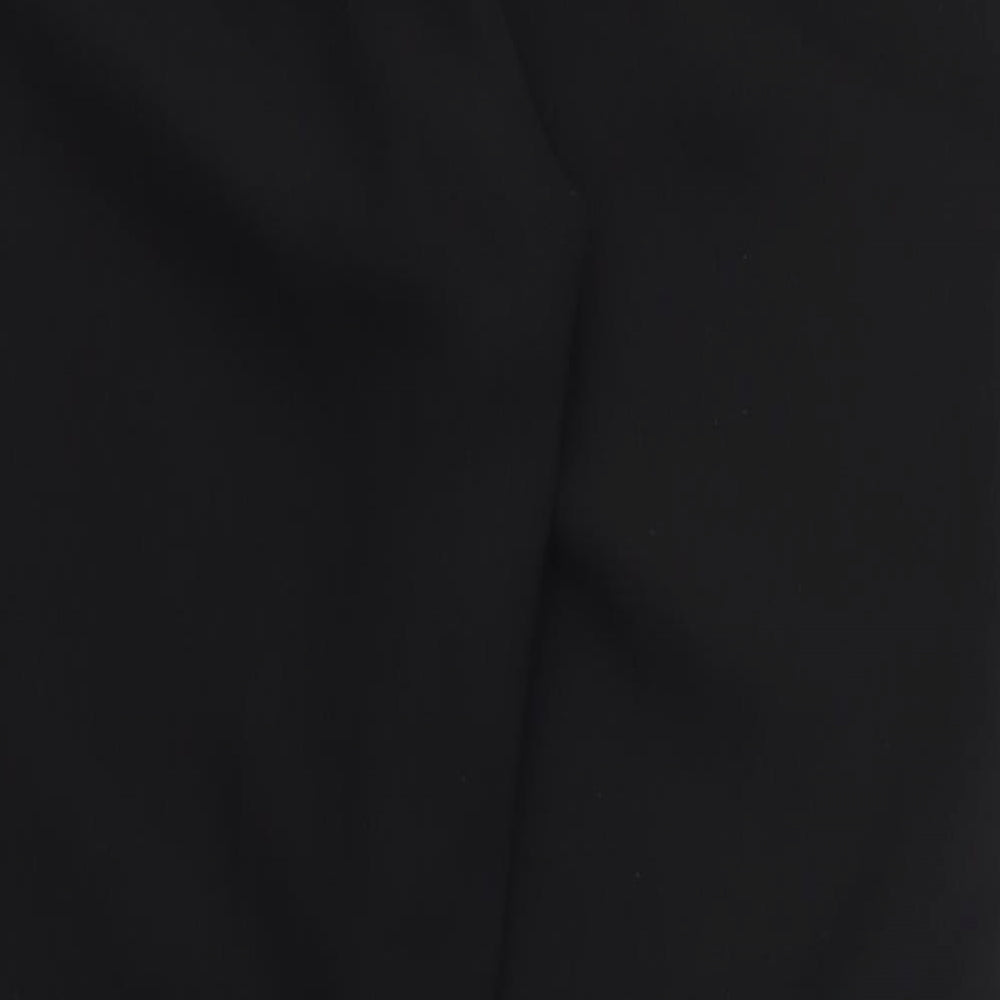 Womens UK Size 10 NEXT Regular Fit Black Trousers