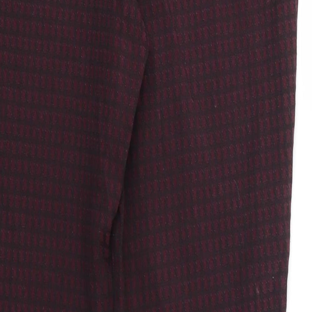 F&F Womens Purple Trousers Size 8 L29 in