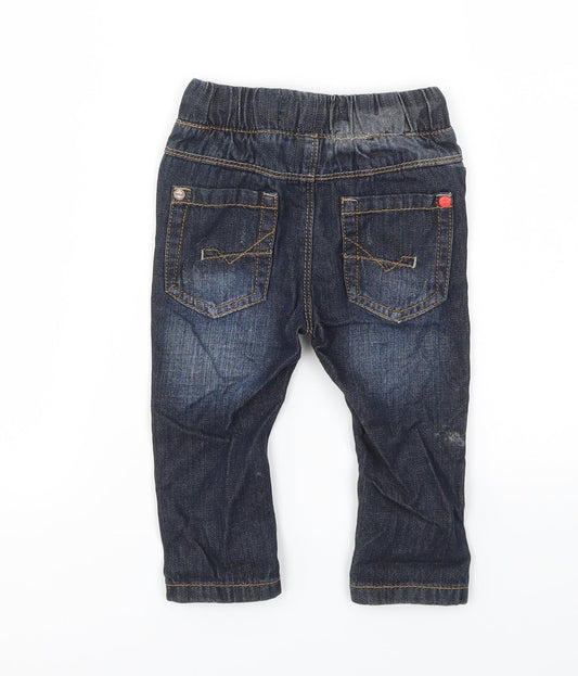 NEXT Girls Blue Capri Jeans Size 6-9 Months
