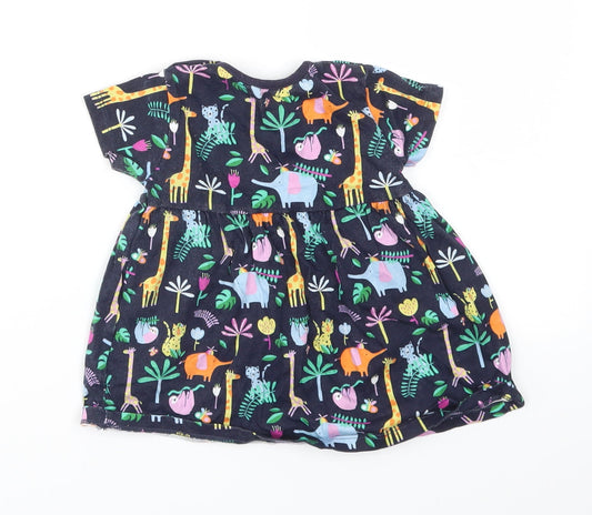 Debenhams Girls Multicoloured Animal Print Fit & Flare Size 3-6 Months
