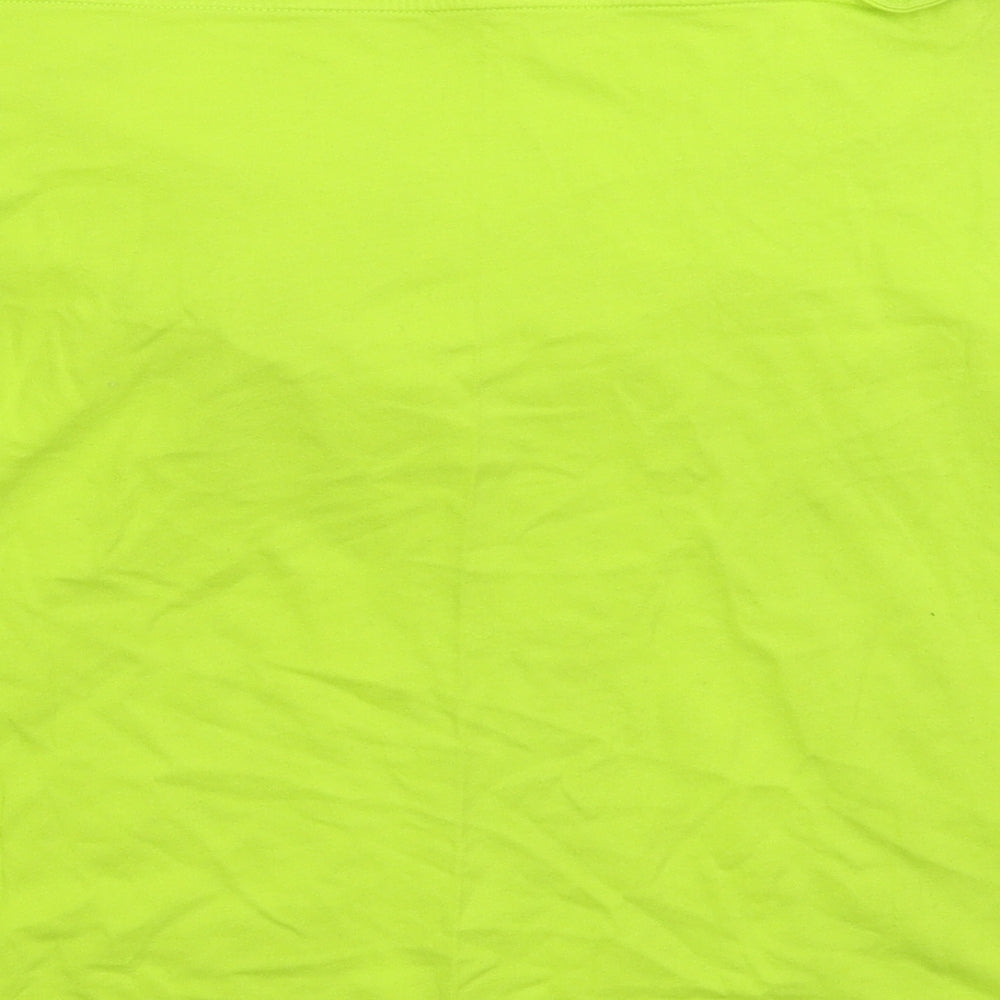 Papaya Womens Green Basic Tank Size 14