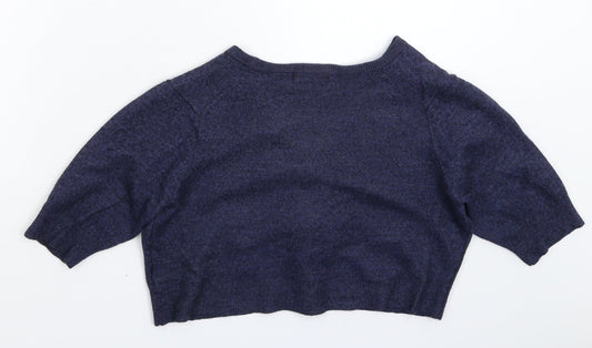 La Redoute Womens Blue Knit Cardigan Jumper Size 16