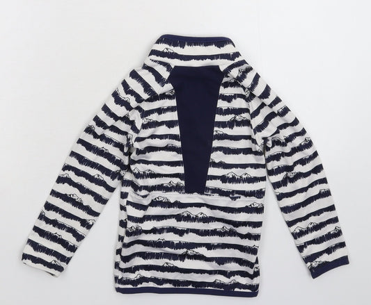 DECATHLON Boys Multicoloured Striped Jacket Size 4 Years
