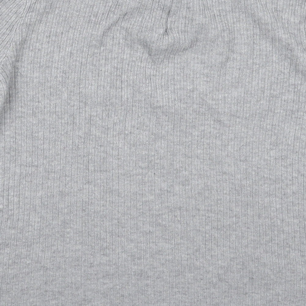 Womens UK Size 8 Topshop Grey Pullover Jumper