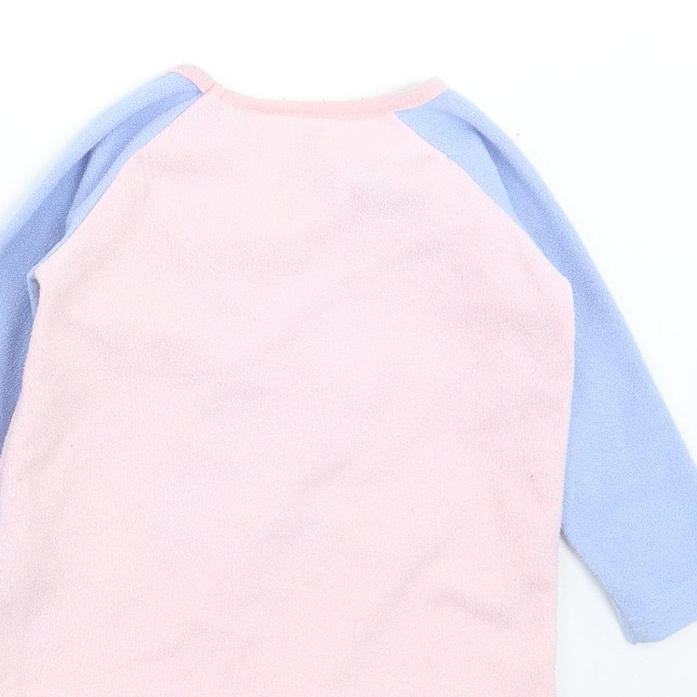 Brand and care label for Disney Baby Pink Pyjama Top, size 18-24, Months - lilo & stitch