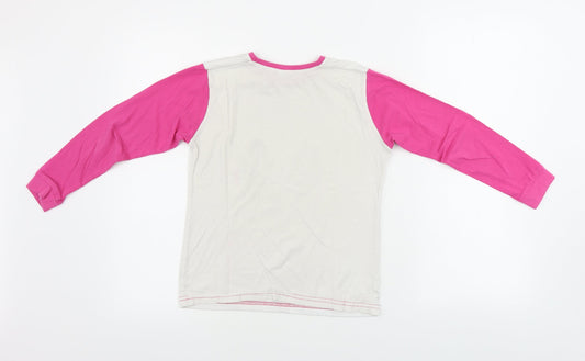 Pajama Factory Girls White Top Pyjama Top Size 9-10 Years