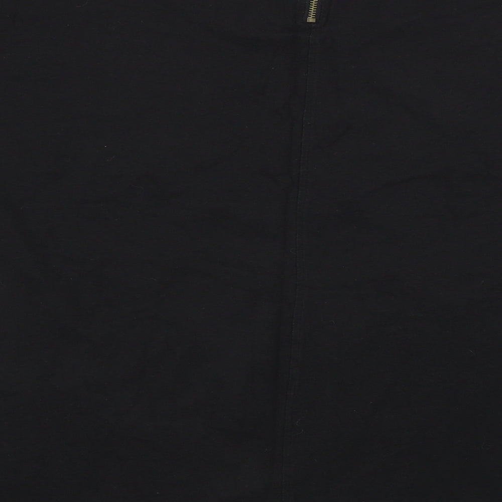 ESMARA Womens Black Basic T-Shirt Size S