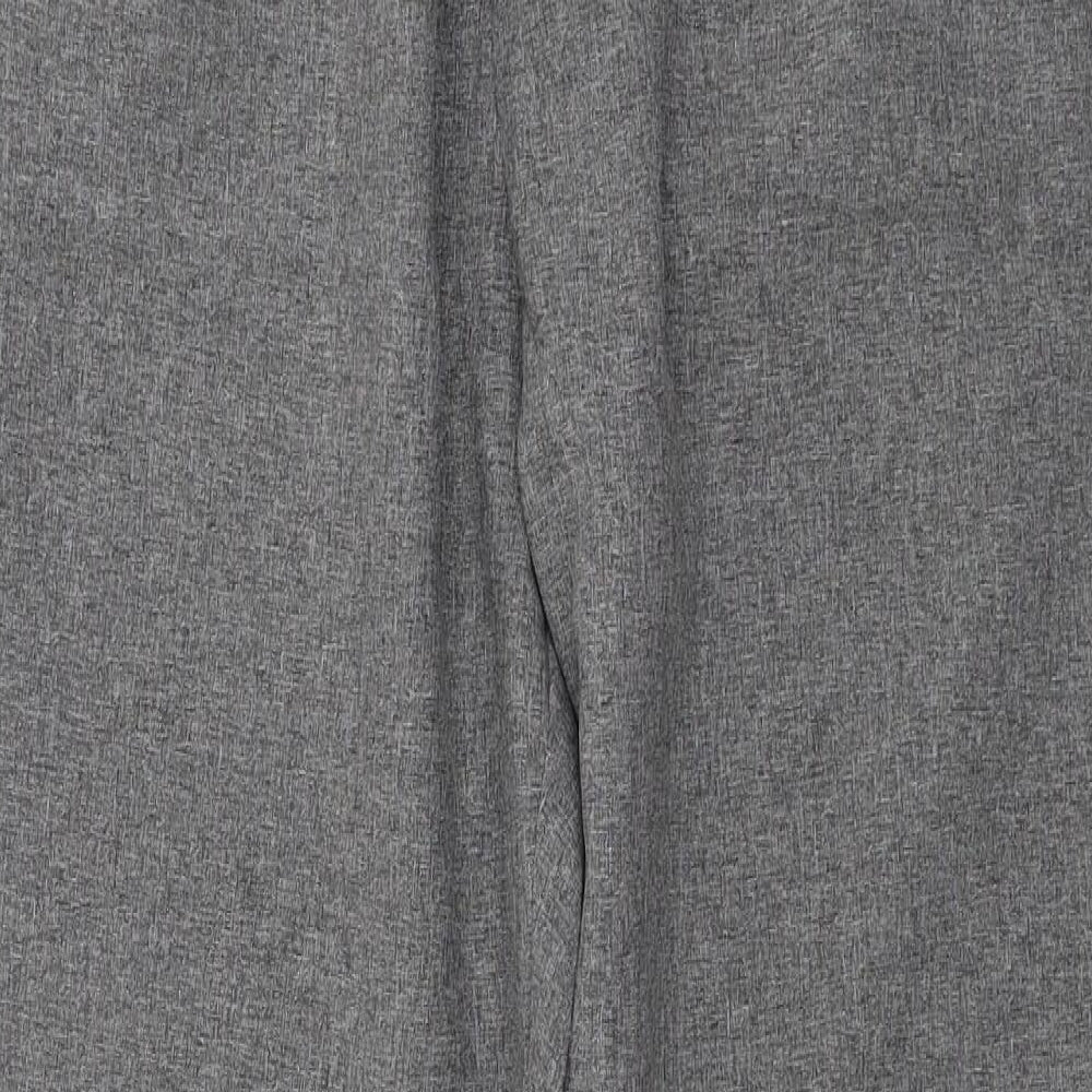 Womens UK Size 12 Preworn Regular Fit Grey Trousers