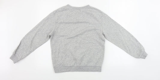 H&M Boys Grey Pullover Jumper Size 10-11 Years