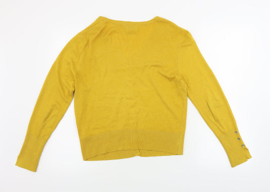 Primark Womens Yellow Pullover Jumper Size M