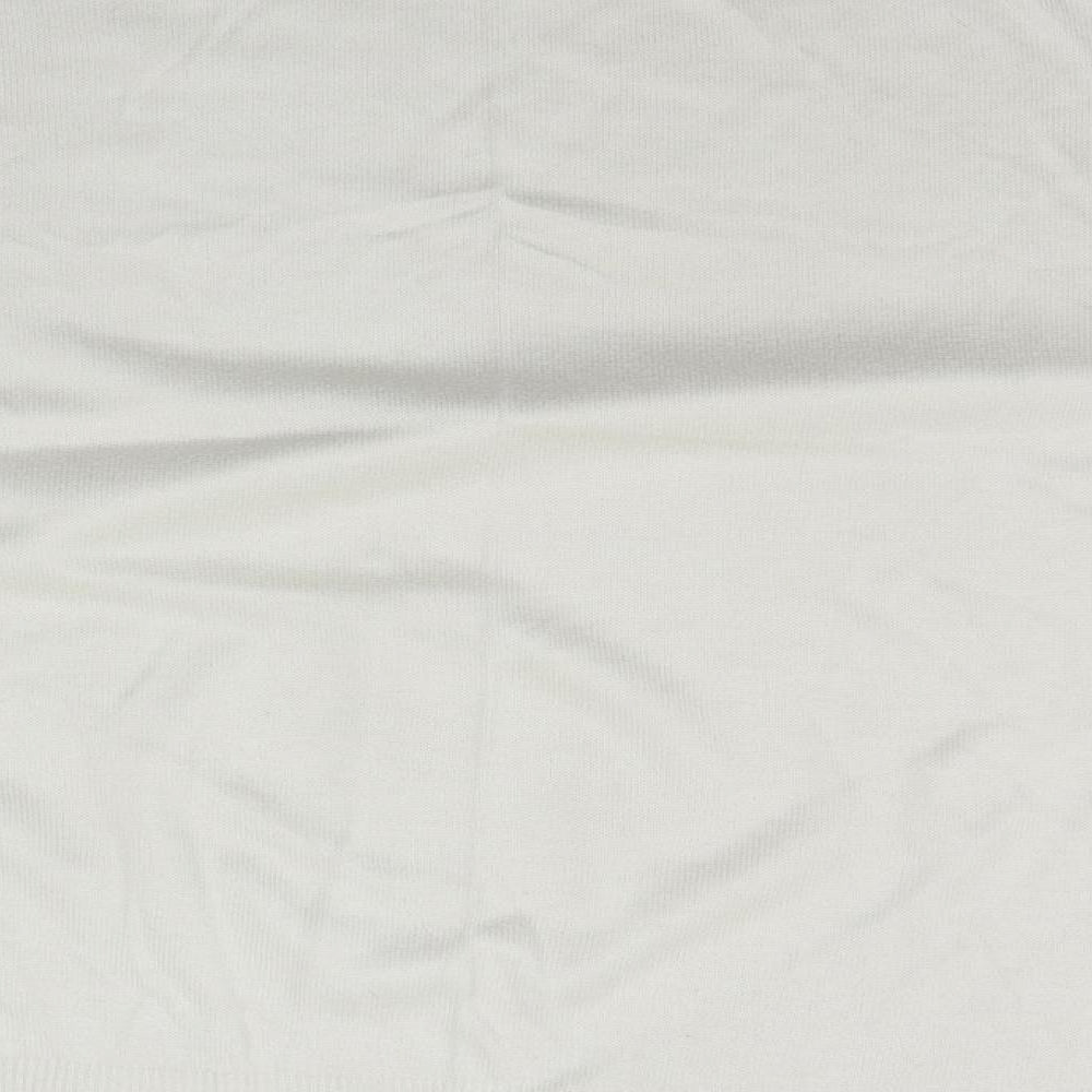 Womens UK Size M NEXT White Pullover Jumper