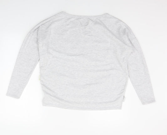 LOVE TO LOUNGE Womens Grey Pullover Jumper Size S