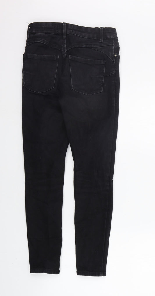 New Look Womens Black Straight Jeans Size 8 L24 in
