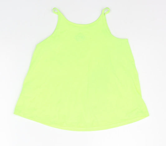 F&F Girls Green Basic Tank Size 8-9 Years
