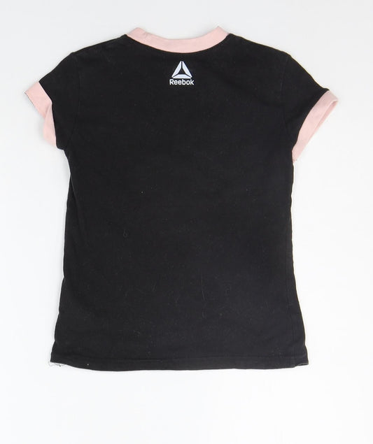Reebok Girls Black Basic T-Shirt Size S