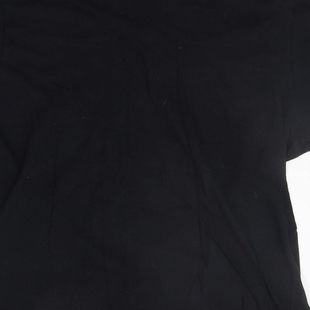 Donnay Womens Black Basic T-Shirt Size XL