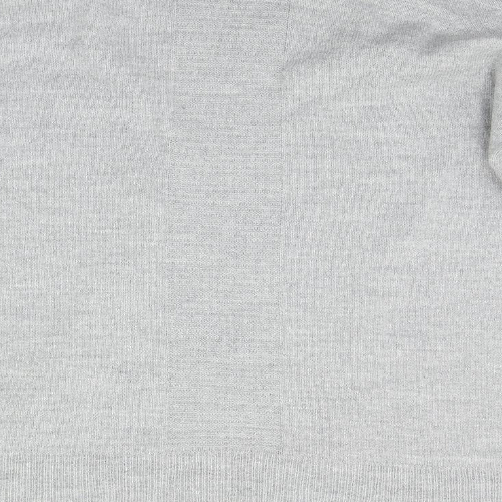 Womens UK Size M Topshop Grey Pullover Jumper