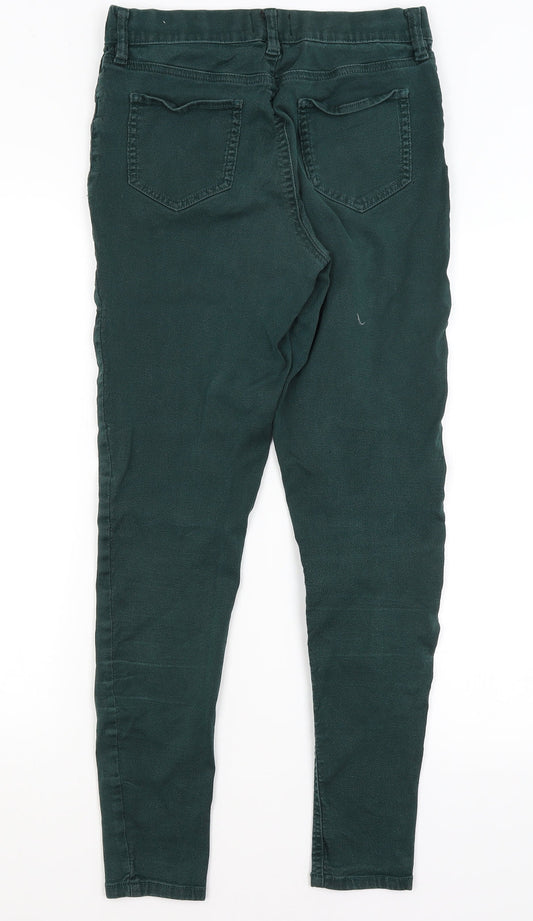 F&F Womens Green Jegging Jeans Size 12 L28 in