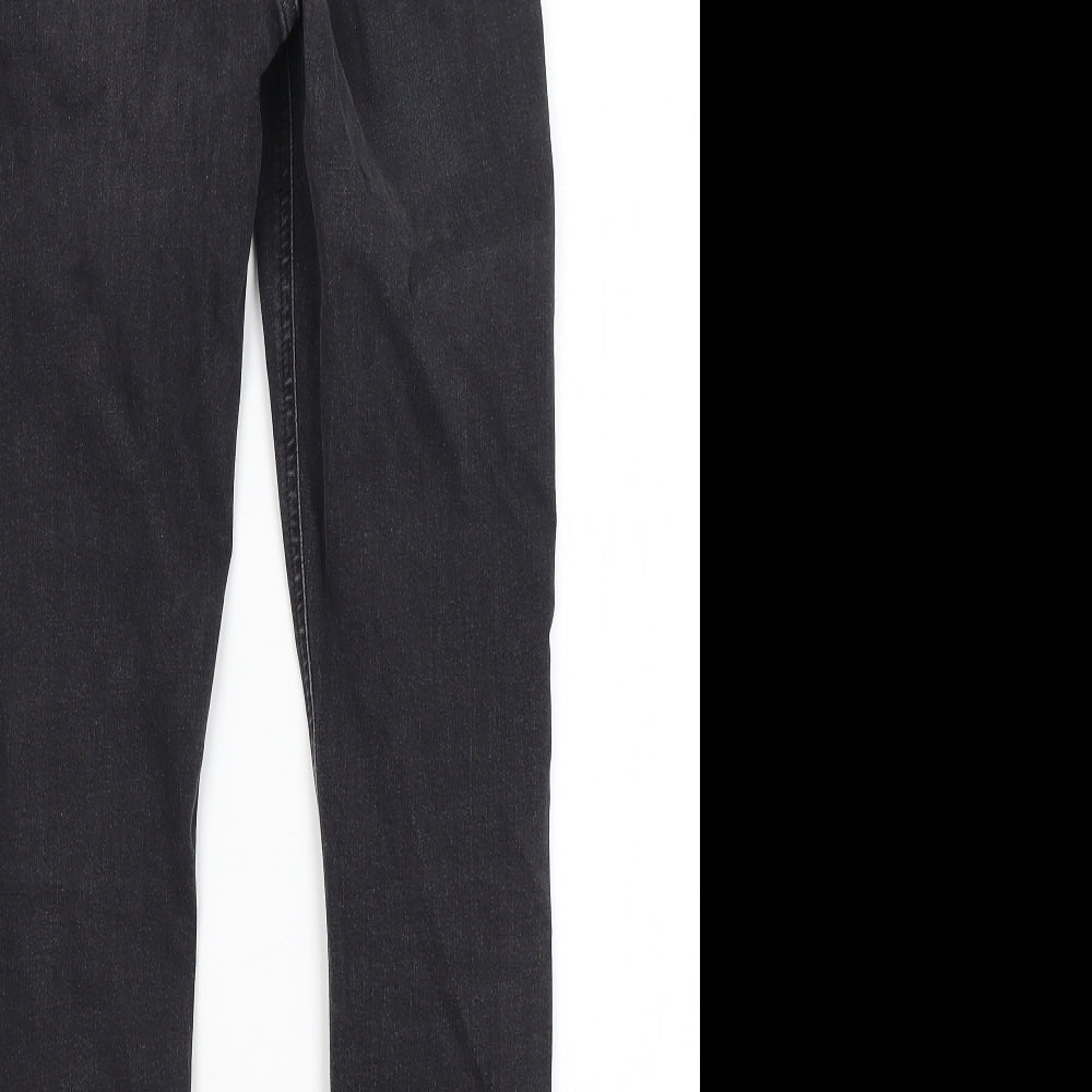 Topshop Womens Black Skinny Jeans Size 28 in L26 in