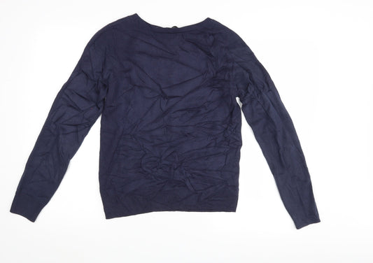 Womens UK Size 10 Dorothy Perkins Blue Pullover Jumper