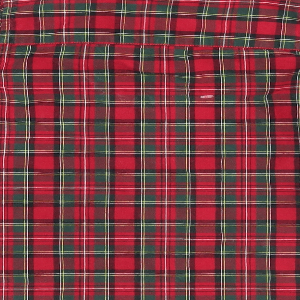 NEXT Boys Purple Check Basic Button-Up Size 6 Years