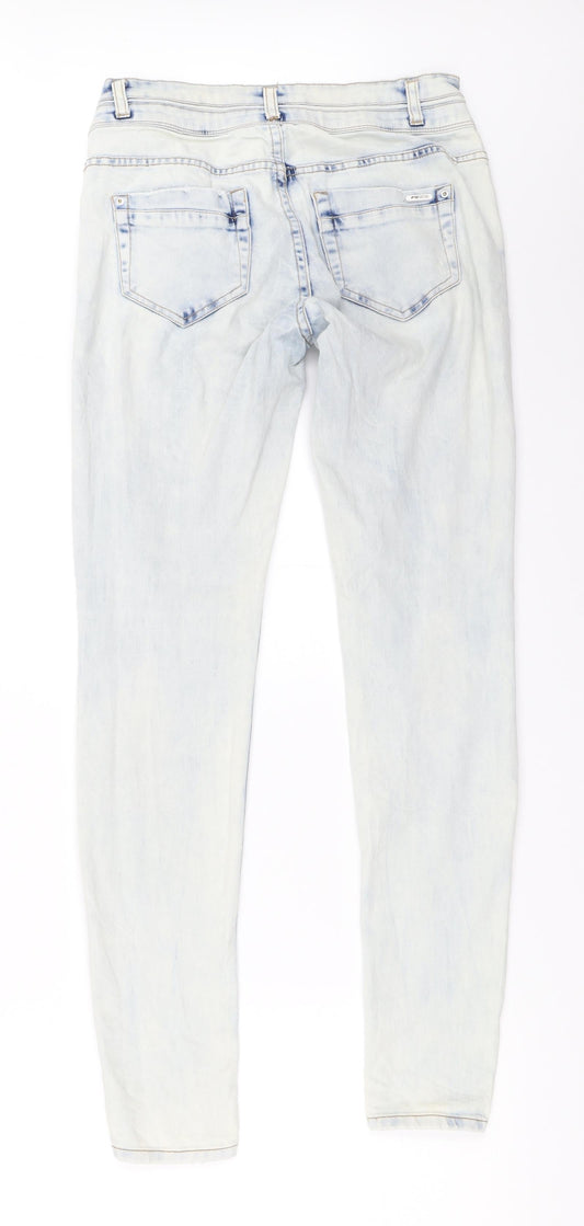 Womens UK Size 26 in FB Sister Regular Fit Skinny Blue Jeans