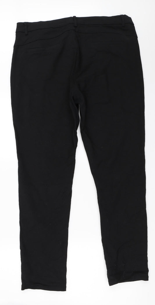 Moon Girl Womens Black Trousers Size 35 in L29 in
