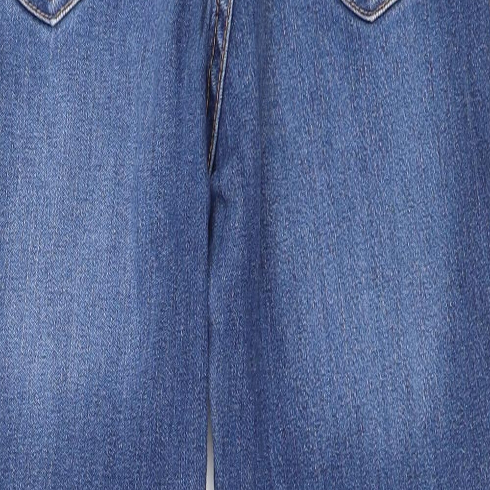 F&F Womens Blue Denim Skinny Jeans Size 10 L25 in