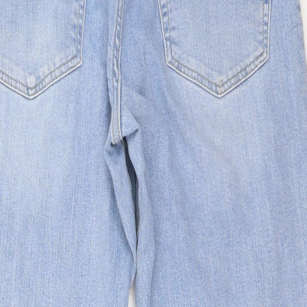 ASOS Womens Blue Denim Cropped Jeans Size 30 in L23 in