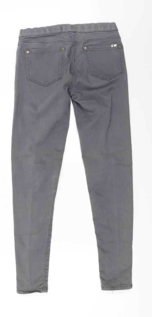Womens UK Size 34 Preworn Regular Fit Jegging Grey Jeans