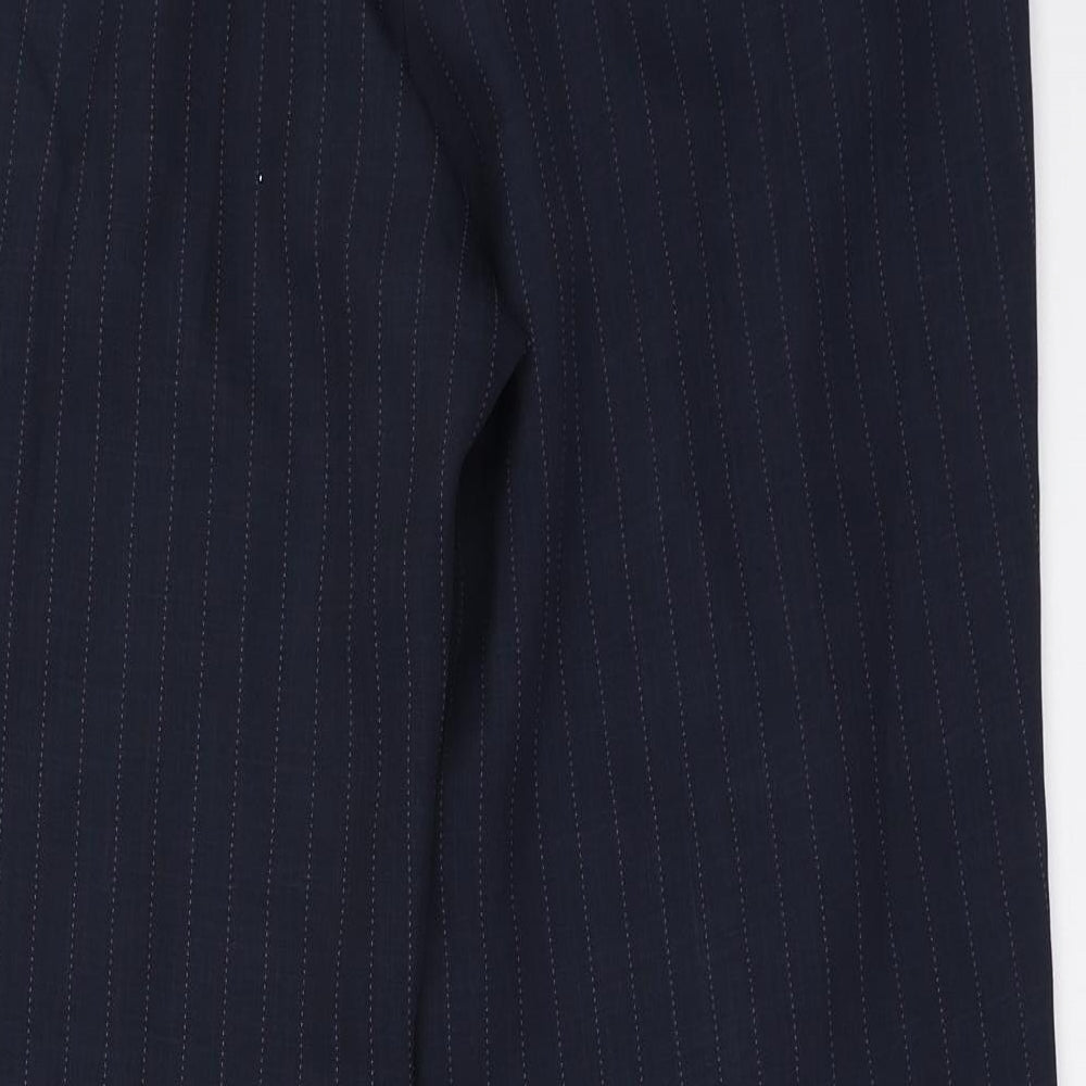 New Look Womens Blue Trousers Size 16 L26.5 in