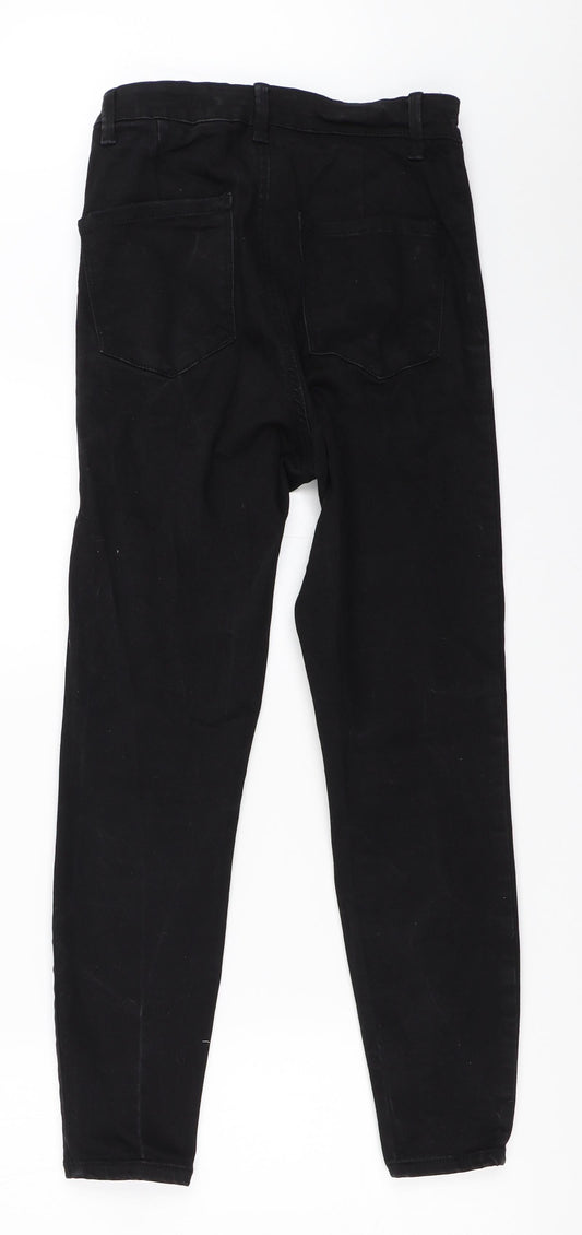 Primark Womens Black Skinny Jeans Size 10 L25 in