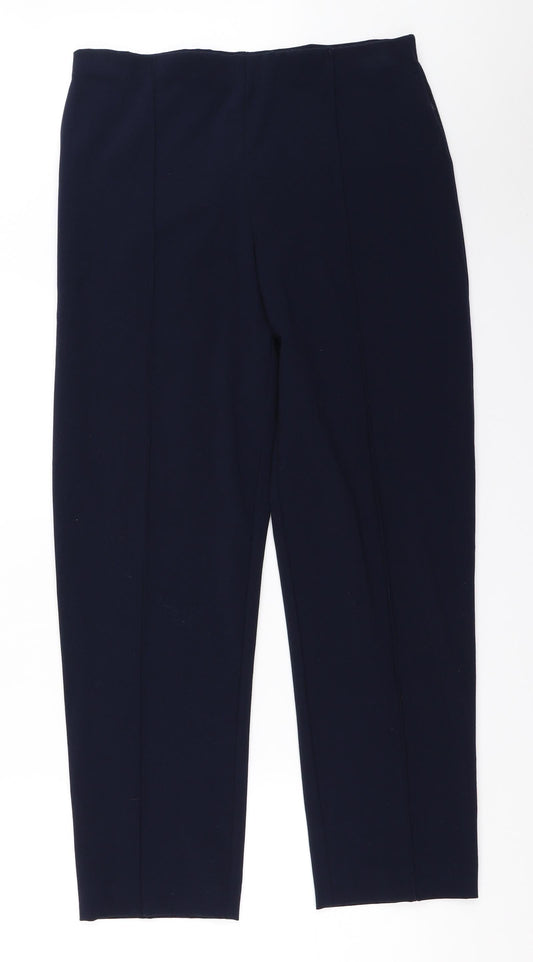 Womens UK Size 12 Autonomy Regular Fit Blue Trousers