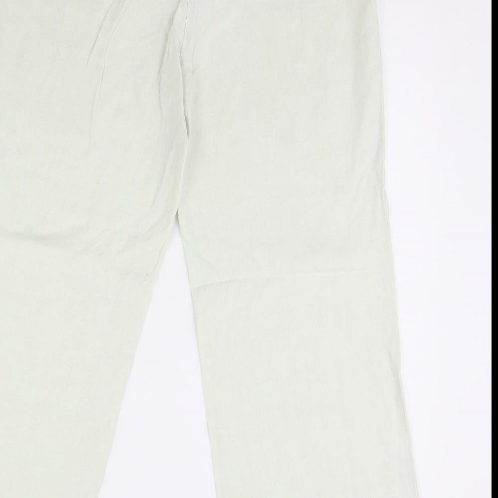 EWM Womens Green Trousers Size 12 L29 in