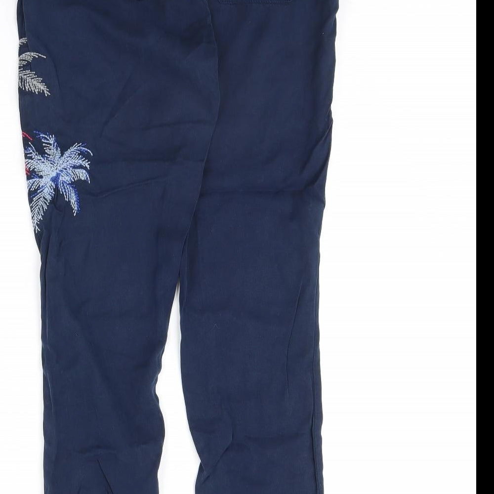 NEXT Womens Black Trousers Size 6 L27 in