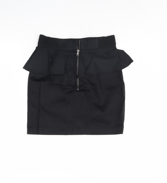 H&M Womens Black   Mini Skirt Size 10